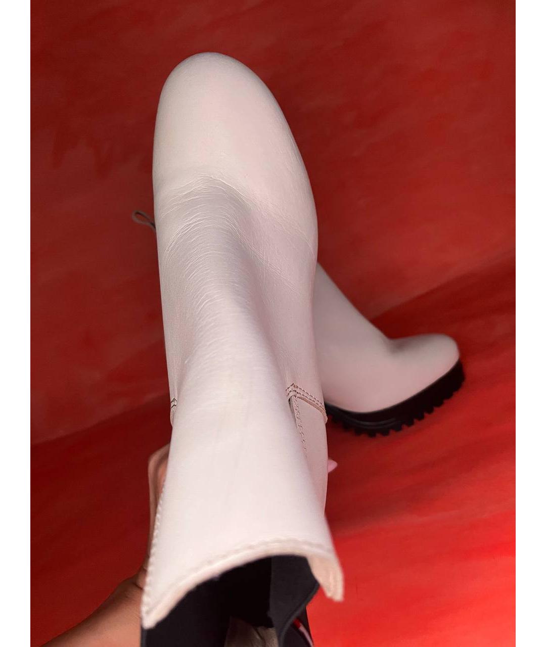 TOMMY HILFIGER Бежевые кожаные ботинки, фото 3
