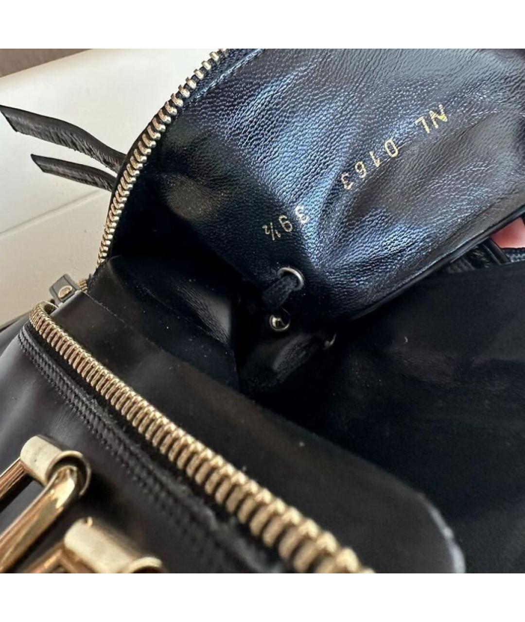 LOUIS VUITTON Черные кожаные ботинки, фото 6