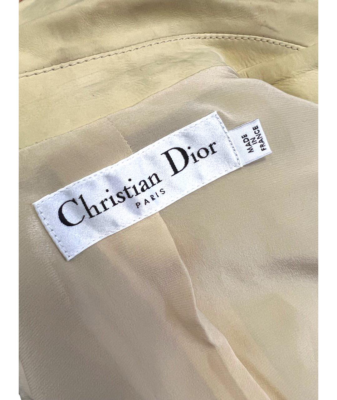 CHRISTIAN DIOR PRE-OWNED Кожаная куртка, фото 6