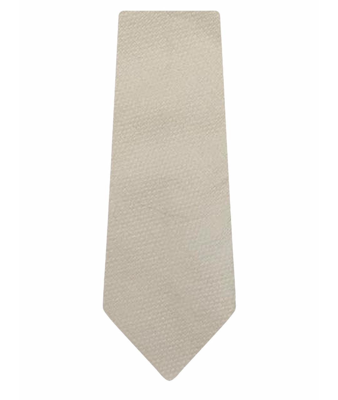 PAL ZILERI Белый шелковый галстук, фото 1