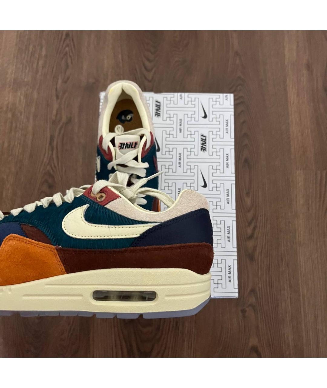 NIKE Мульти замшевые низкие кроссовки / кеды, фото 5