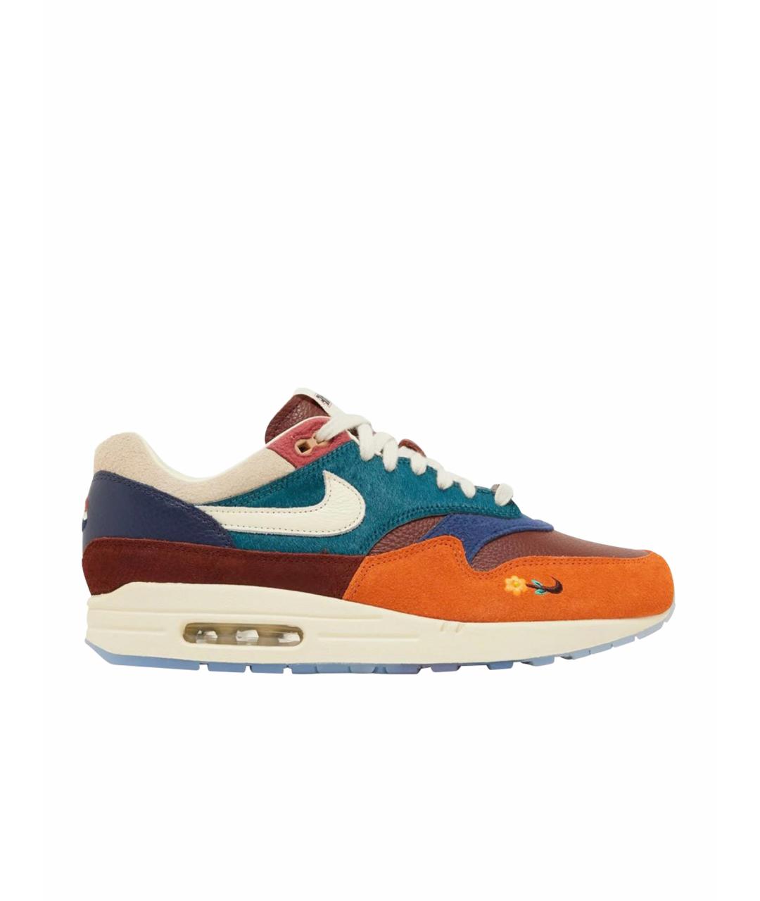NIKE Мульти замшевые низкие кроссовки / кеды, фото 1