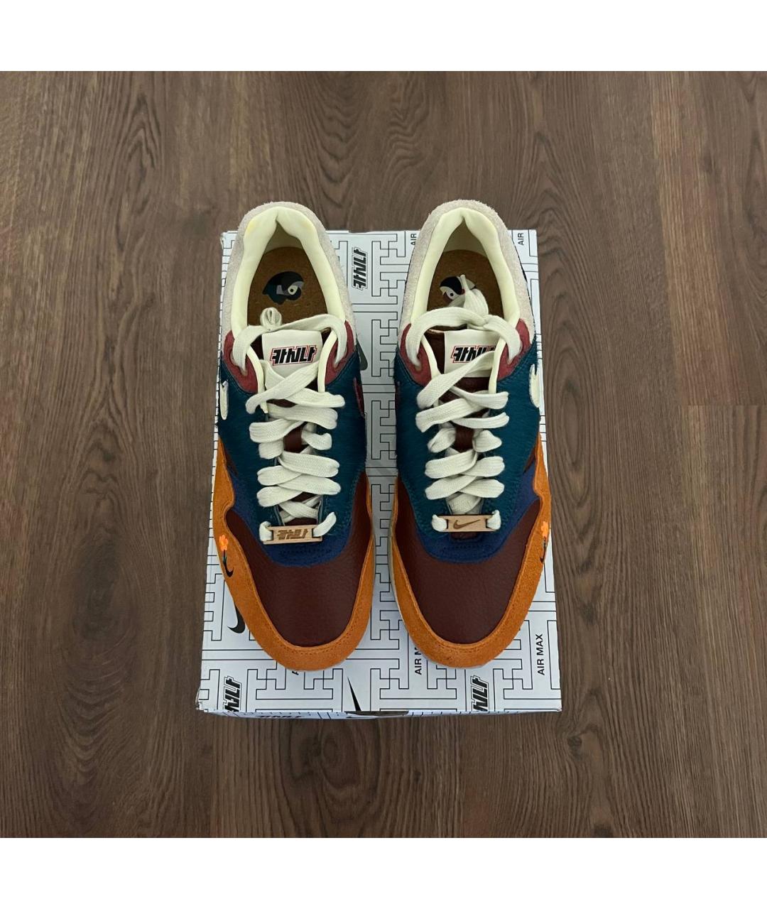 NIKE Мульти замшевые низкие кроссовки / кеды, фото 4