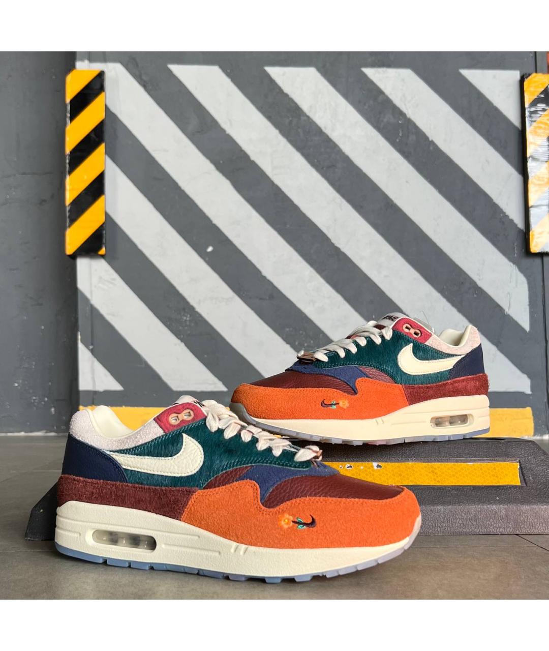 NIKE Мульти замшевые низкие кроссовки / кеды, фото 2
