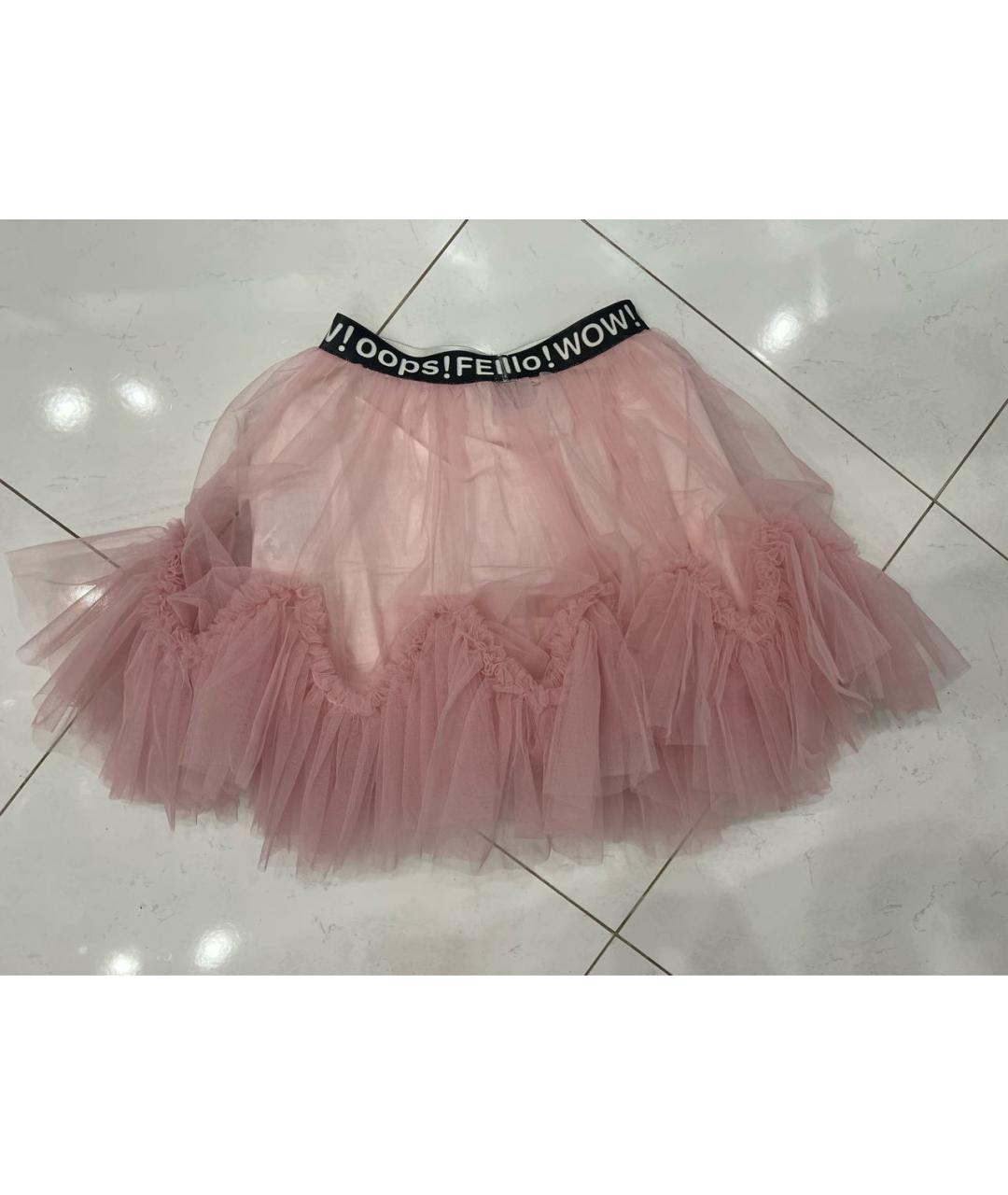 FENDI KIDS Розовая юбка, фото 2