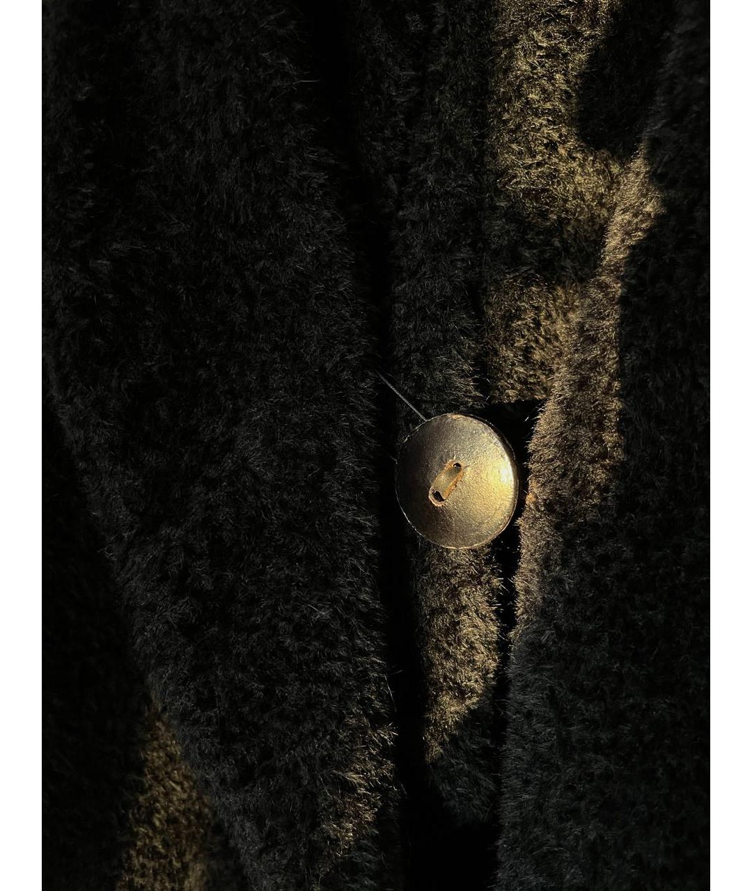 MAX MARA Черное шерстяное пальто, фото 5