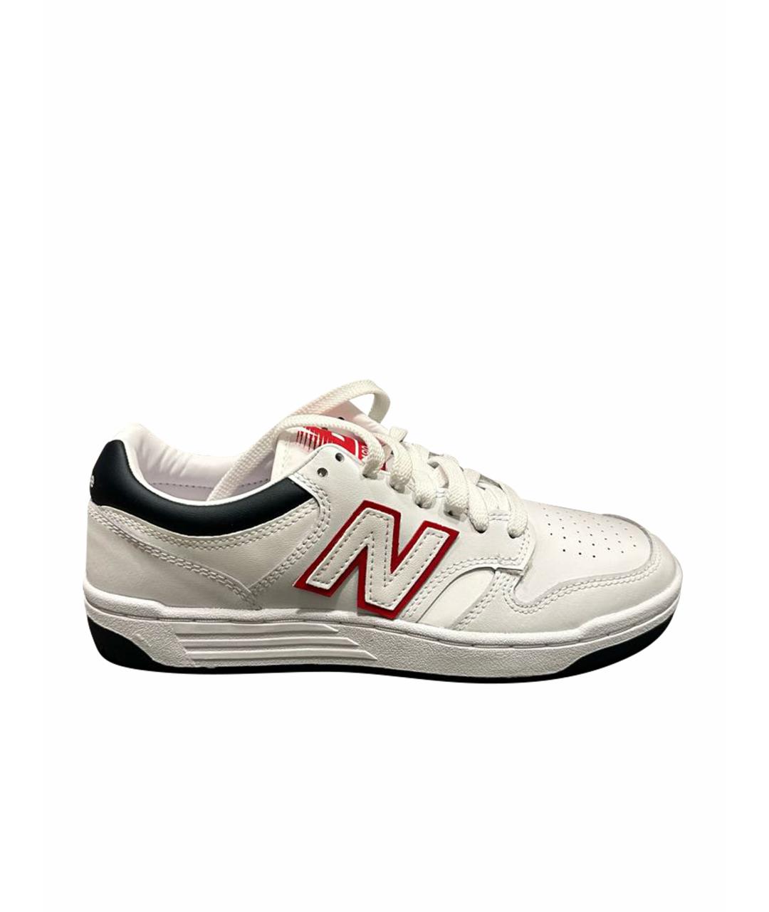 NEW BALANCE Белые кожаные кеды, фото 1