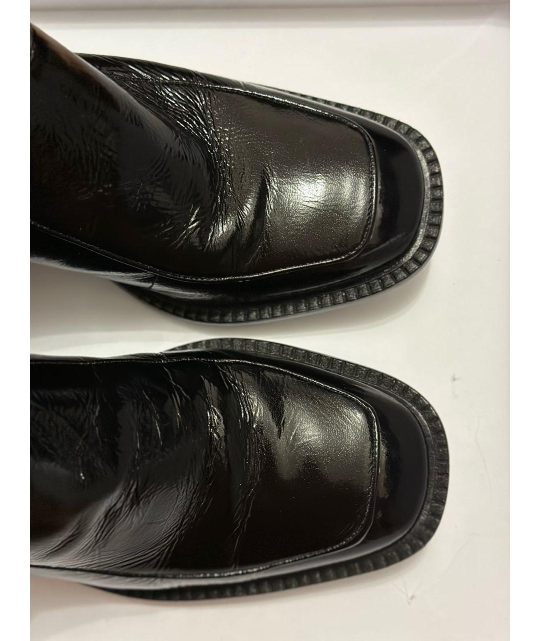 SANDRO Черные ботинки из лакированной кожи, фото 2