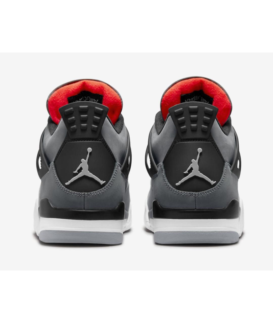 JORDAN Серые нубуковые высокие кроссовки / кеды, фото 4