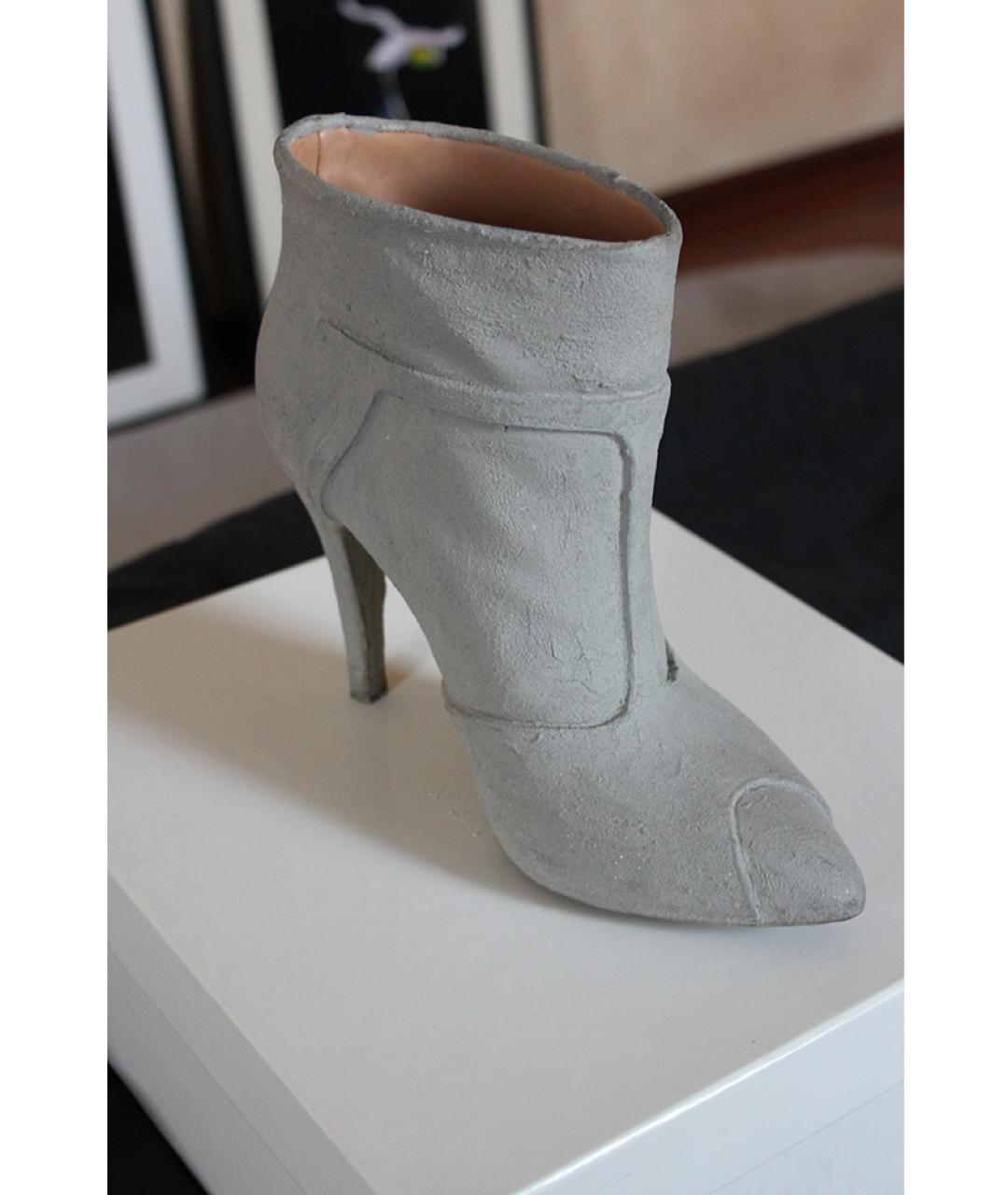 MAISON MARGIELA Серые ботильоны, фото 6