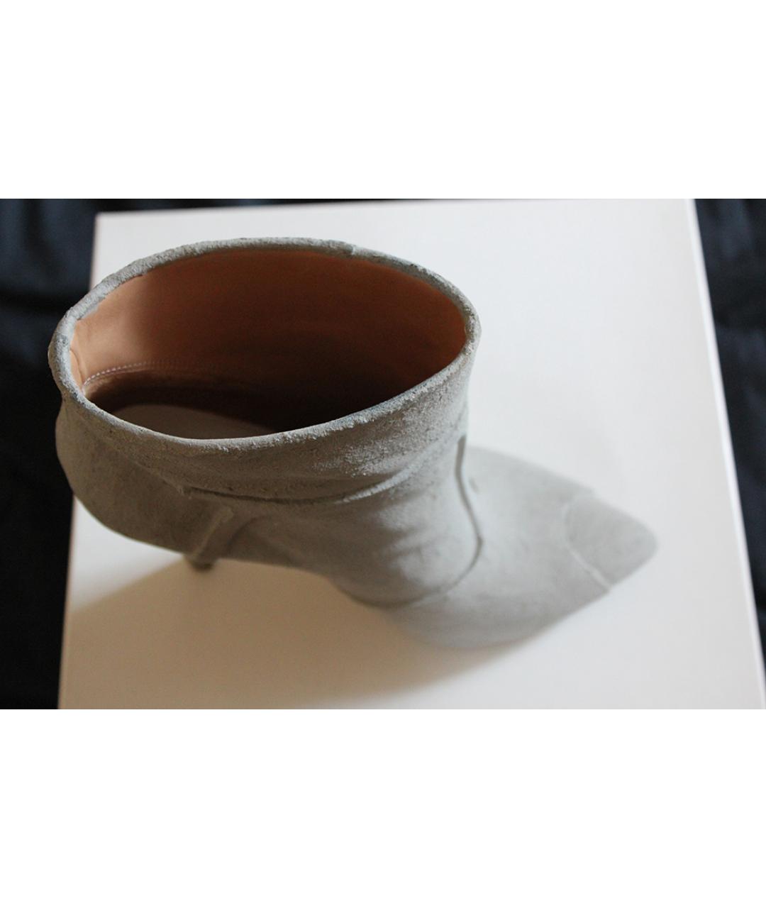MAISON MARGIELA Серые ботильоны, фото 3