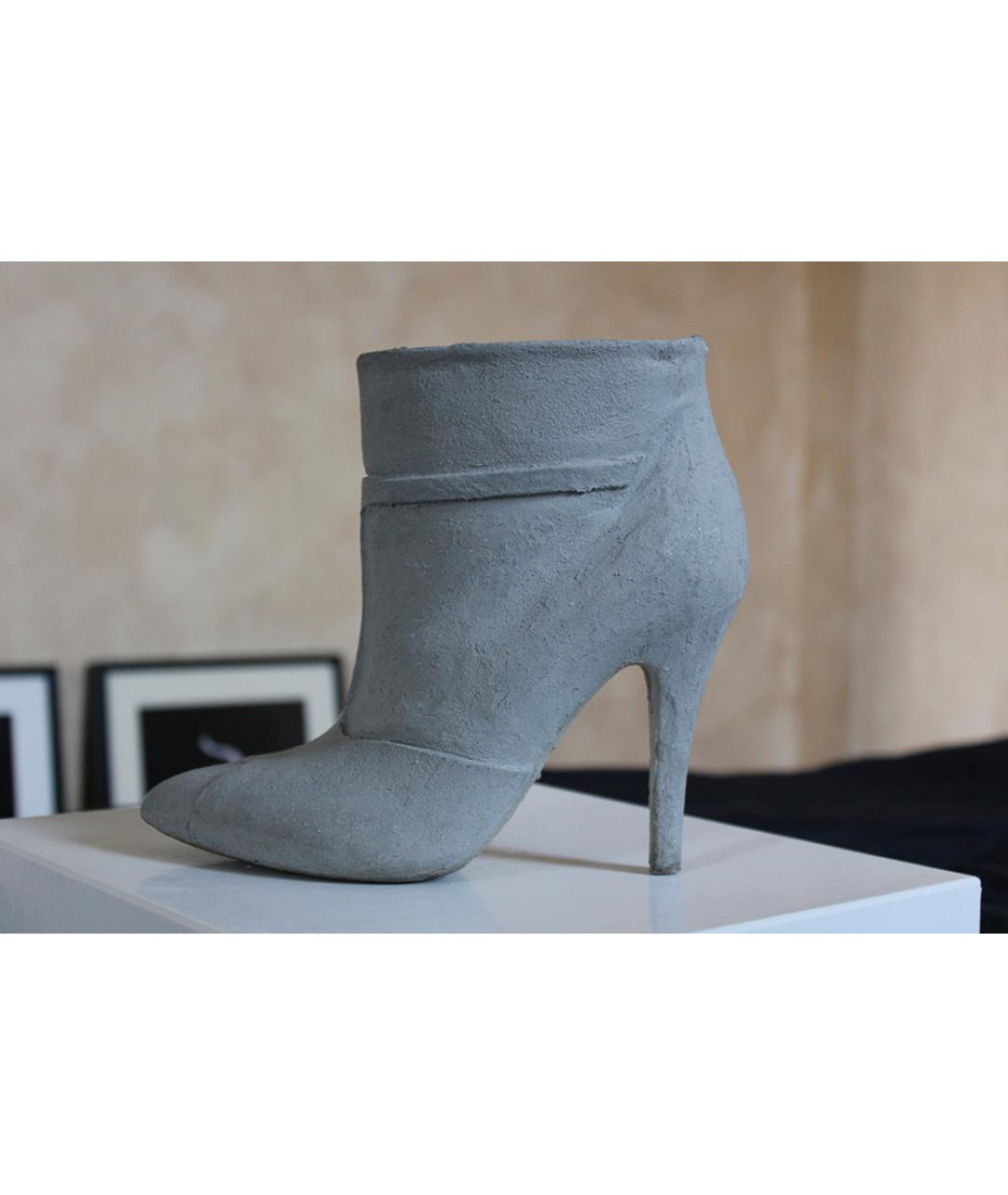 MAISON MARGIELA Серые ботильоны, фото 9