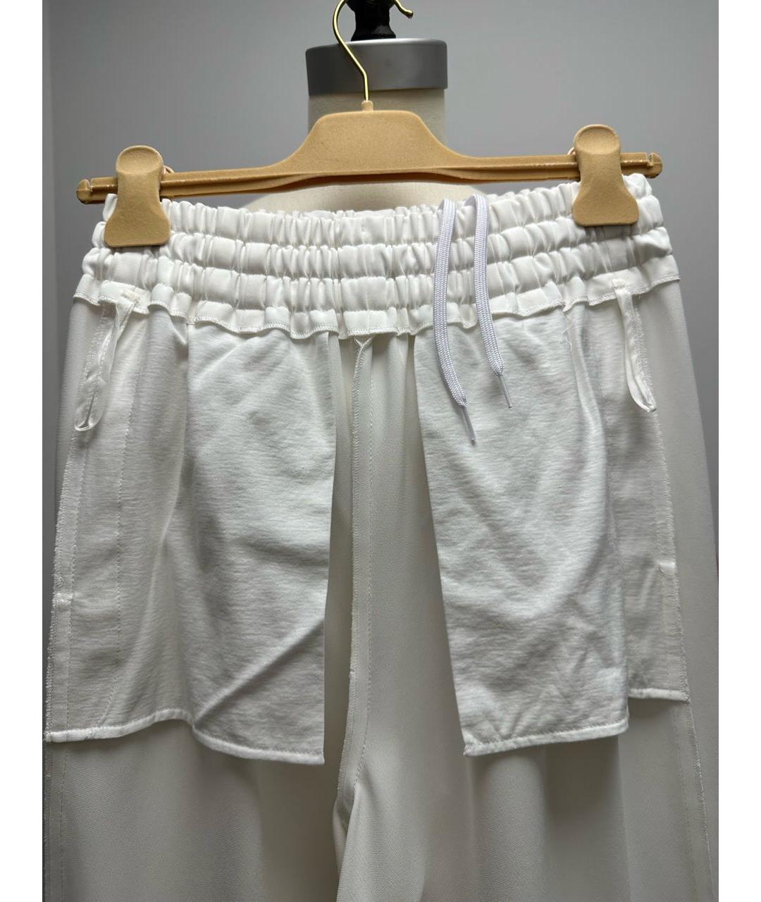 MIU MIU Белые брюки широкие, фото 6