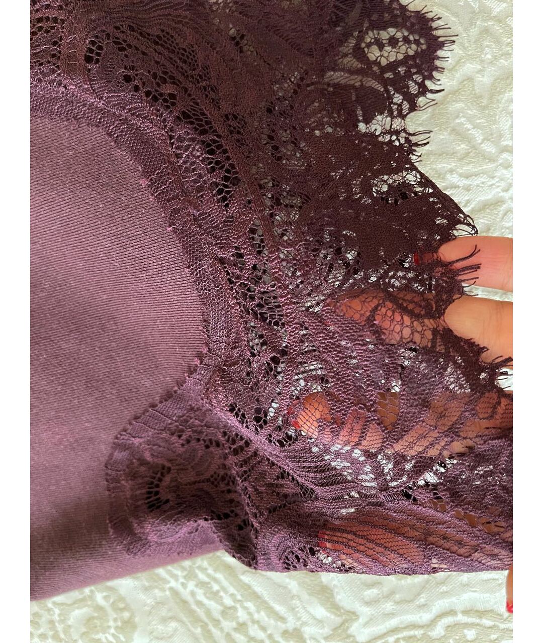 TWIN-SET Бордовая хлопковая юбка миди, фото 4