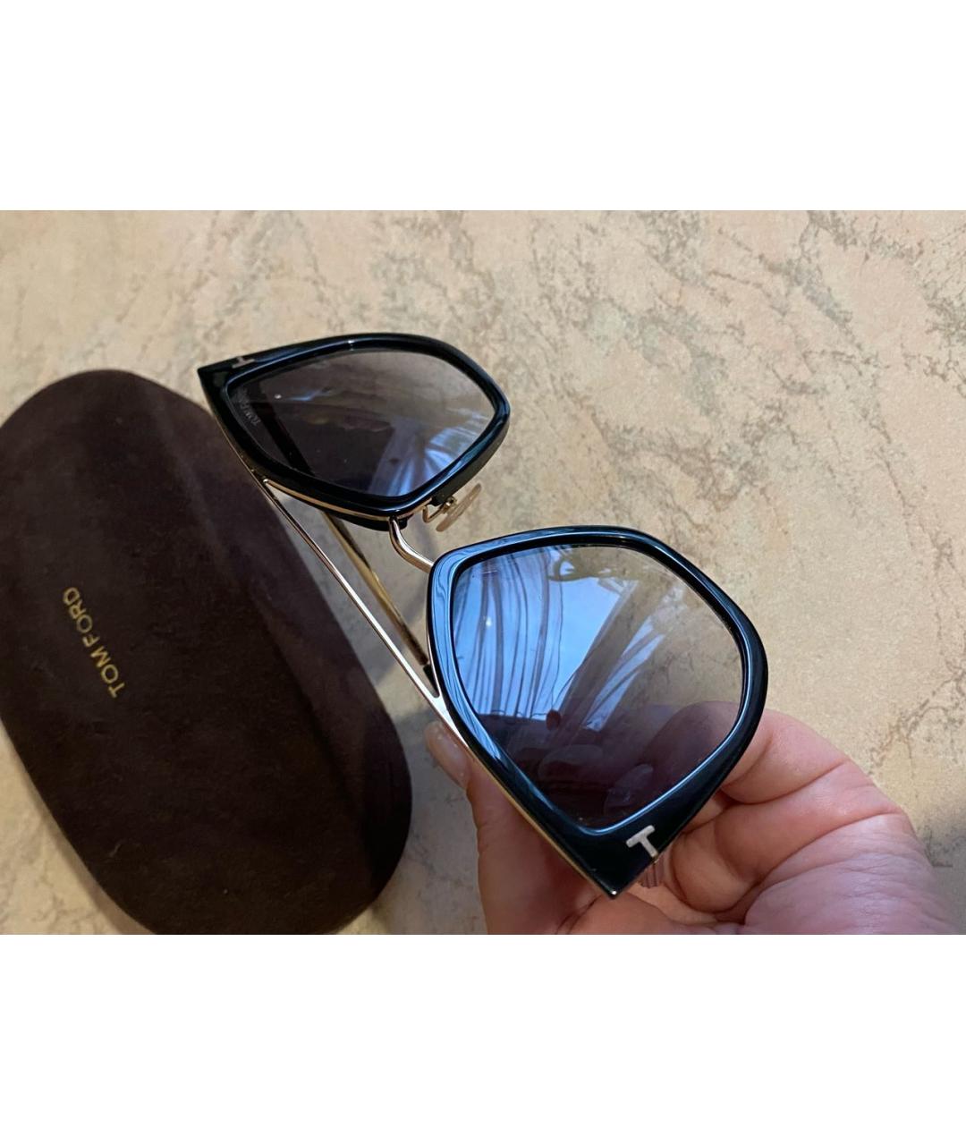 TOM FORD Черные солнцезащитные очки, фото 5