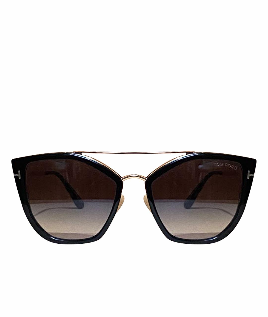 TOM FORD Черные солнцезащитные очки, фото 1