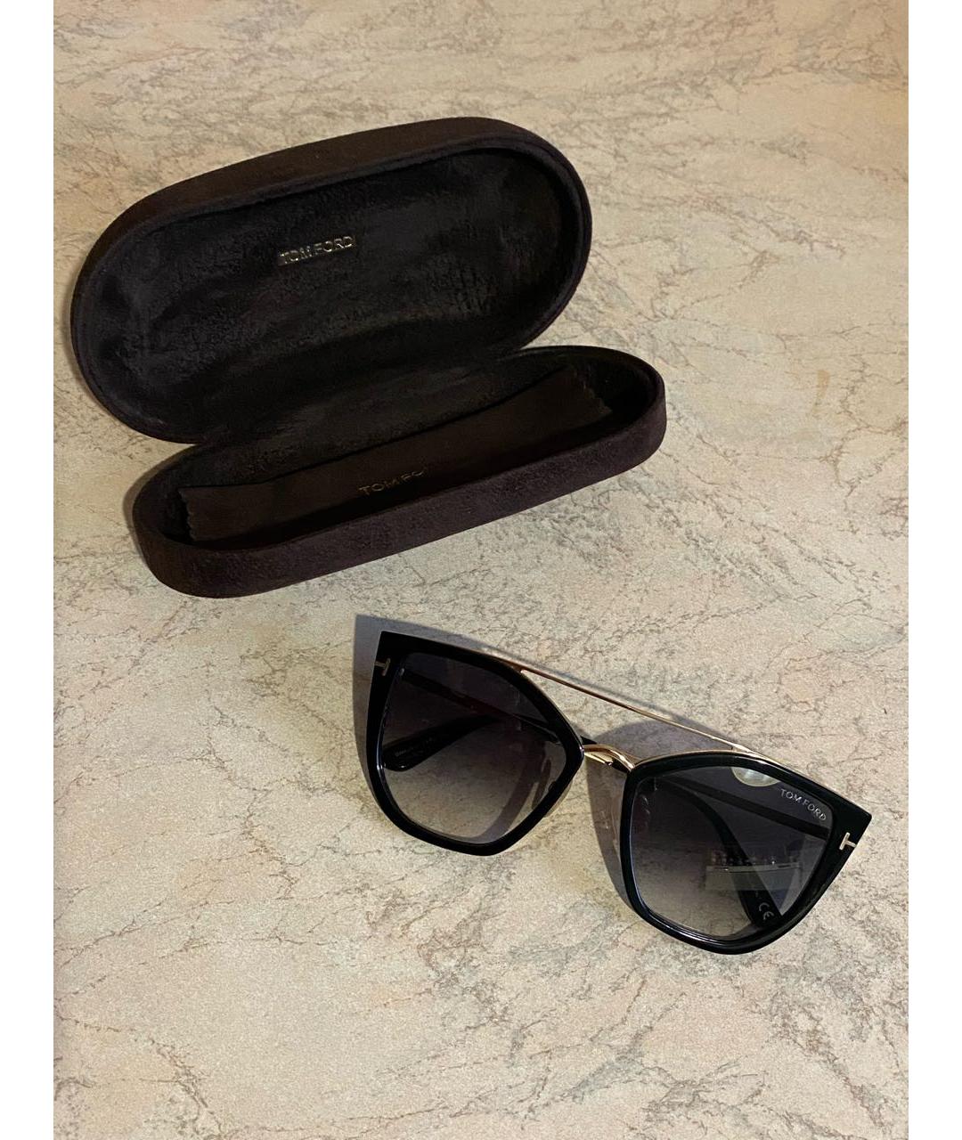 TOM FORD Черные солнцезащитные очки, фото 4