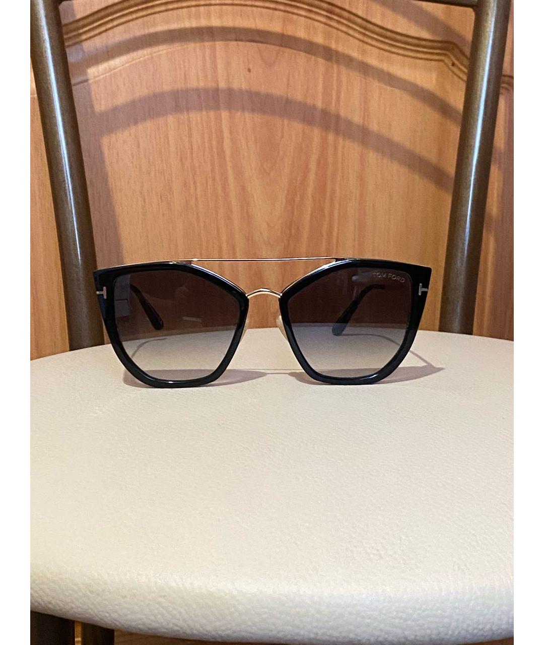 TOM FORD Черные солнцезащитные очки, фото 8