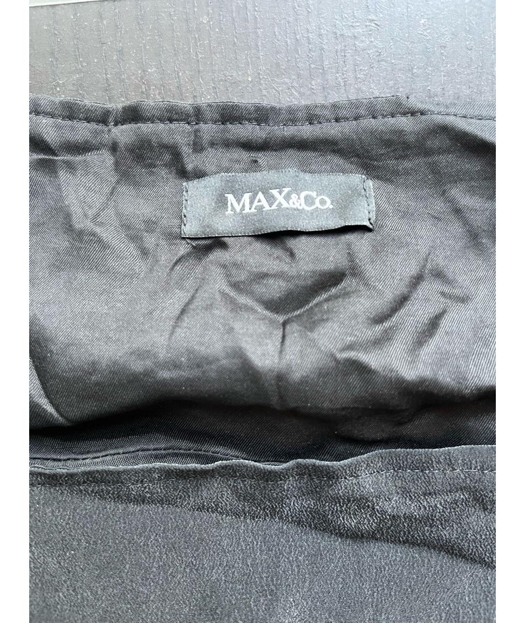 MAX&CO Черное вискозное платье, фото 3