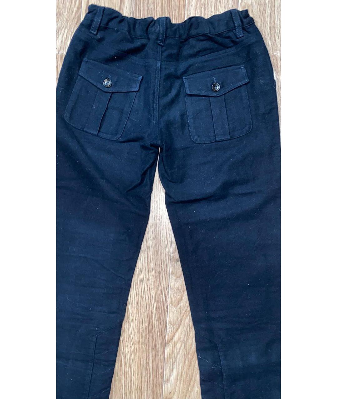 GUCCI Темно-синие хлопковые брюки и шорты, фото 3
