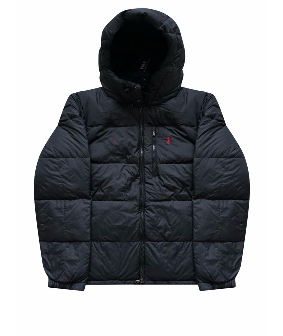 POLO RALPH LAUREN Черный пуховик для мужчин – купить в интернет ...
