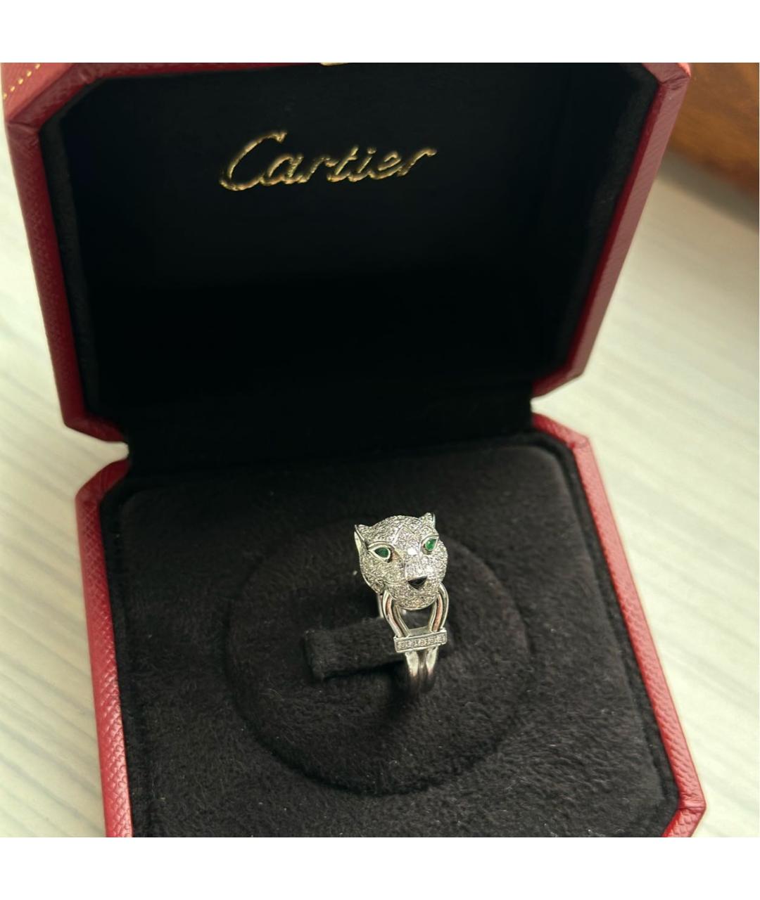 CARTIER Белое кольцо из белого золота, фото 2