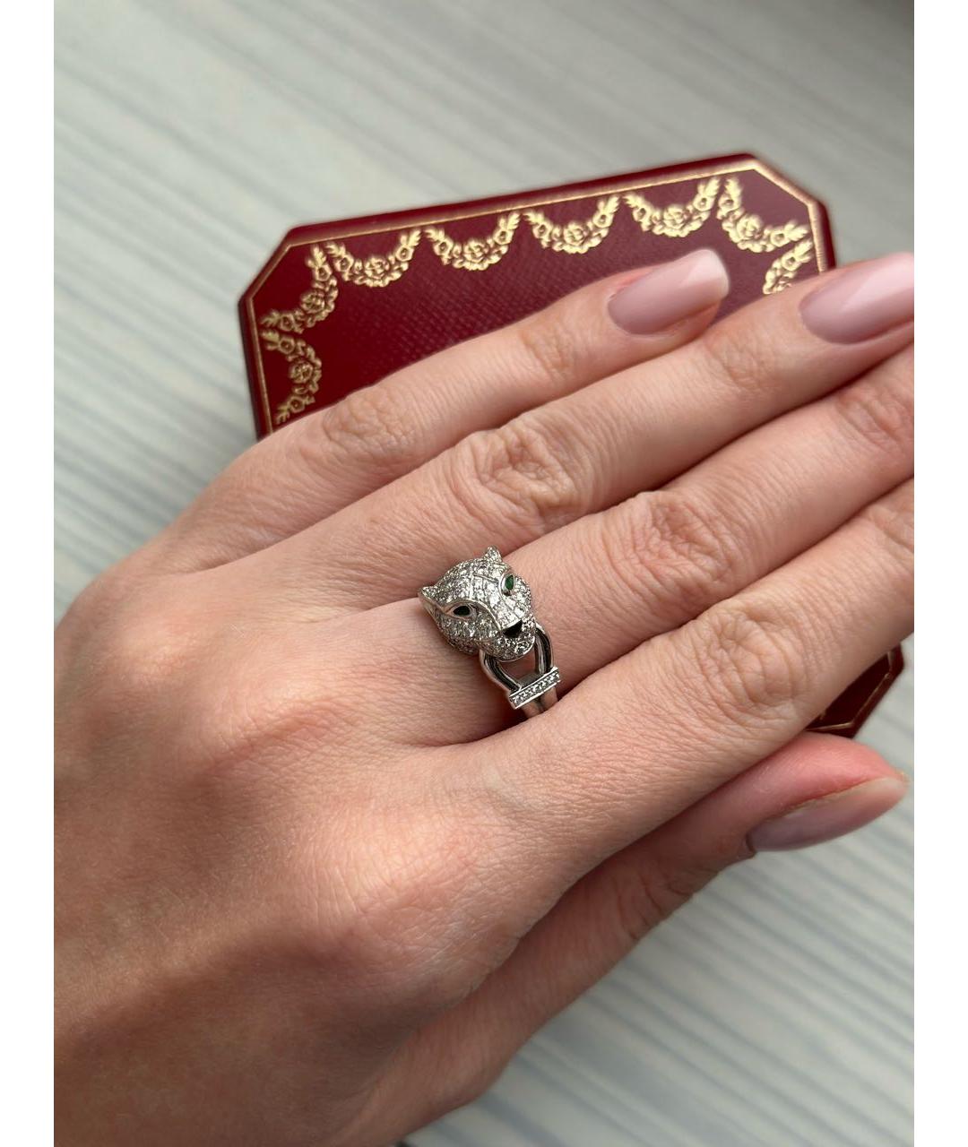 CARTIER Белое кольцо из белого золота, фото 4