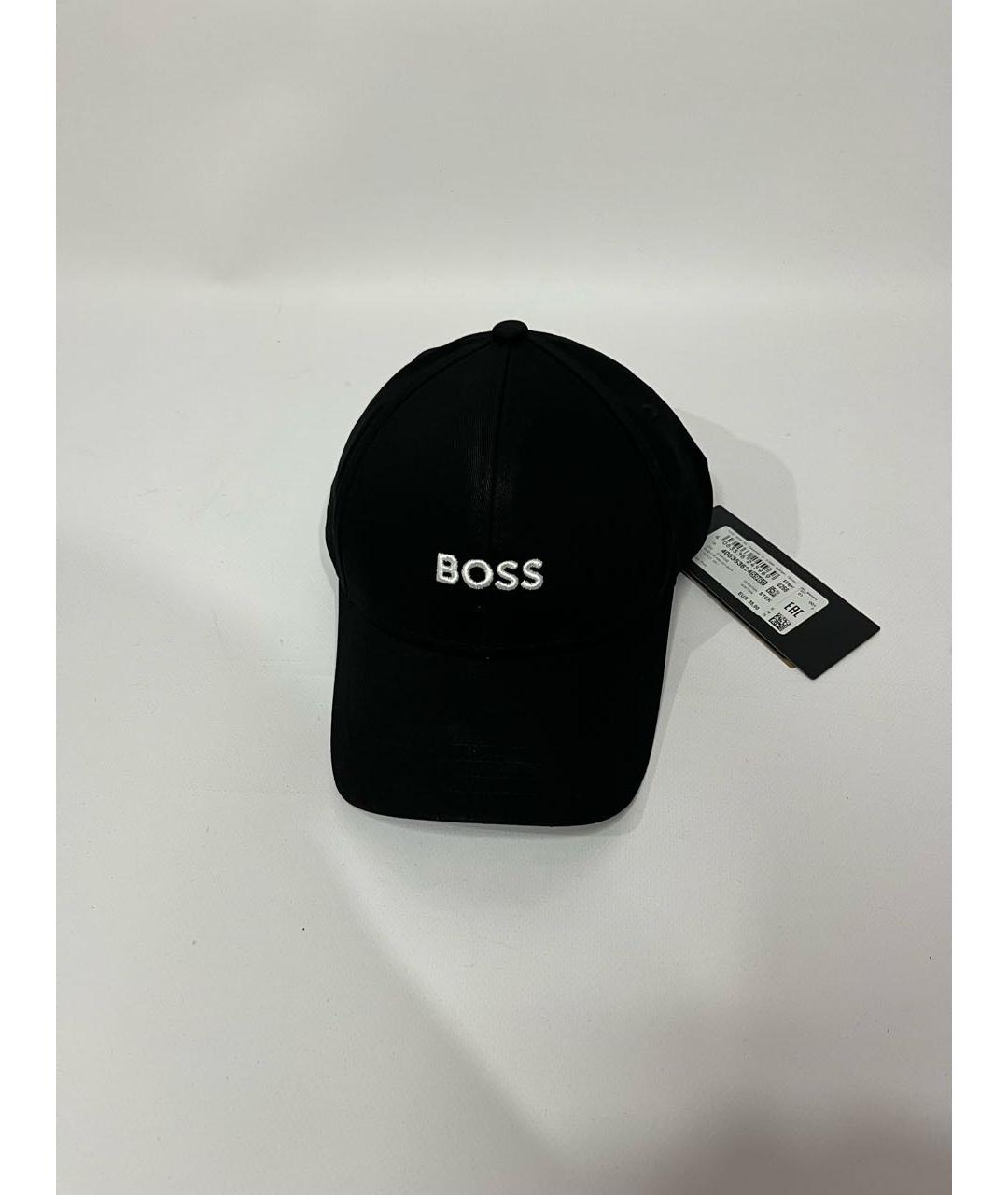 HUGO BOSS Черная хлопковая кепка/бейсболка, фото 8