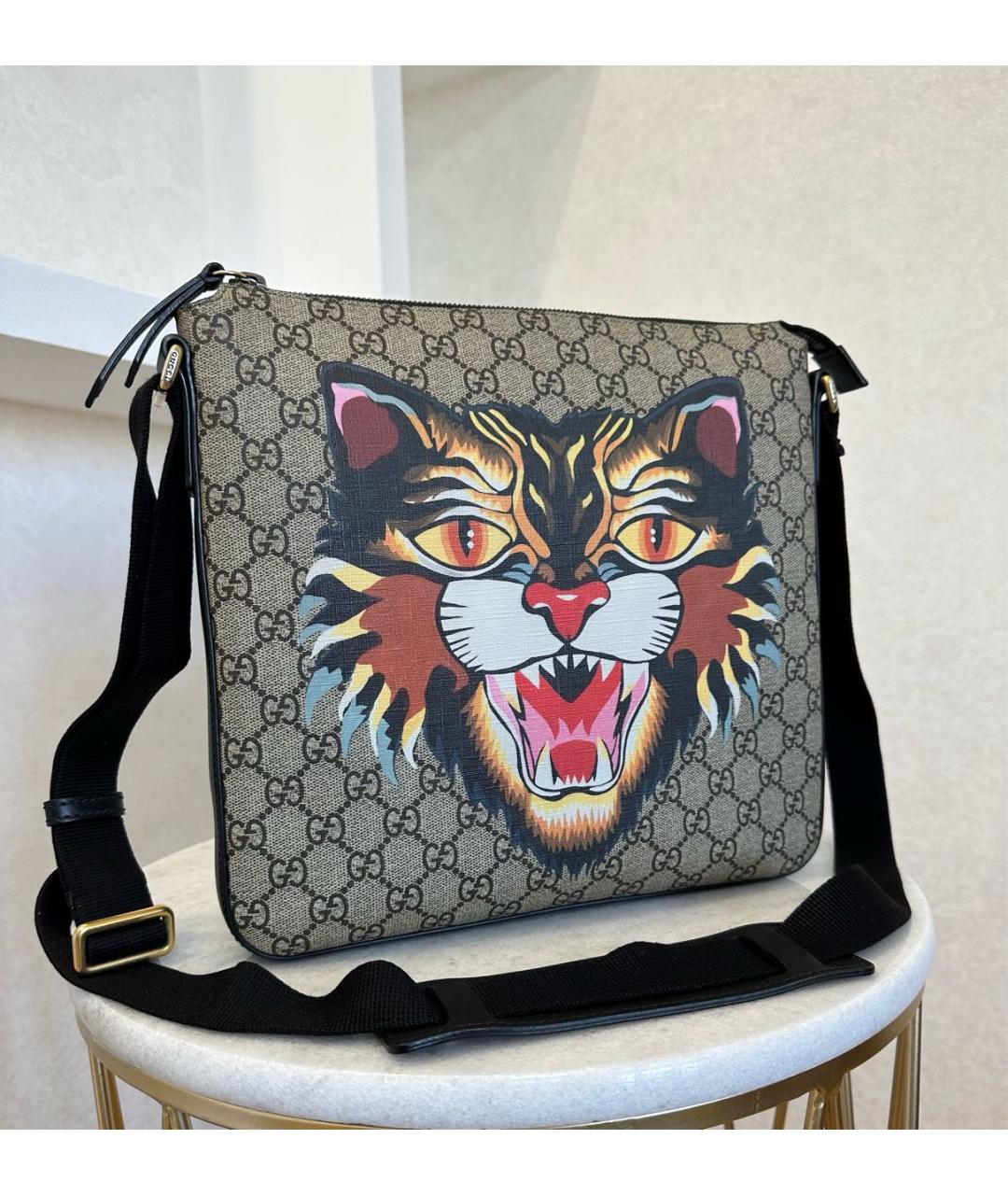 GUCCI Кожаная сумка на плечо, фото 3