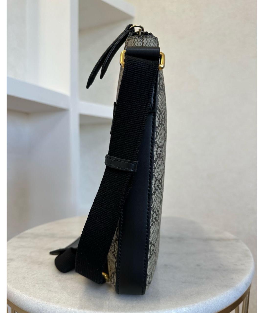 GUCCI Кожаная сумка на плечо, фото 8