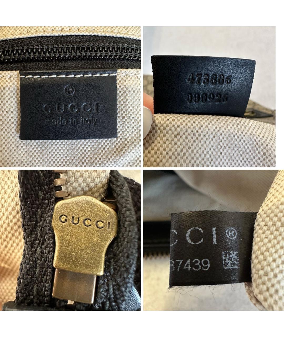 GUCCI Кожаная сумка на плечо, фото 7