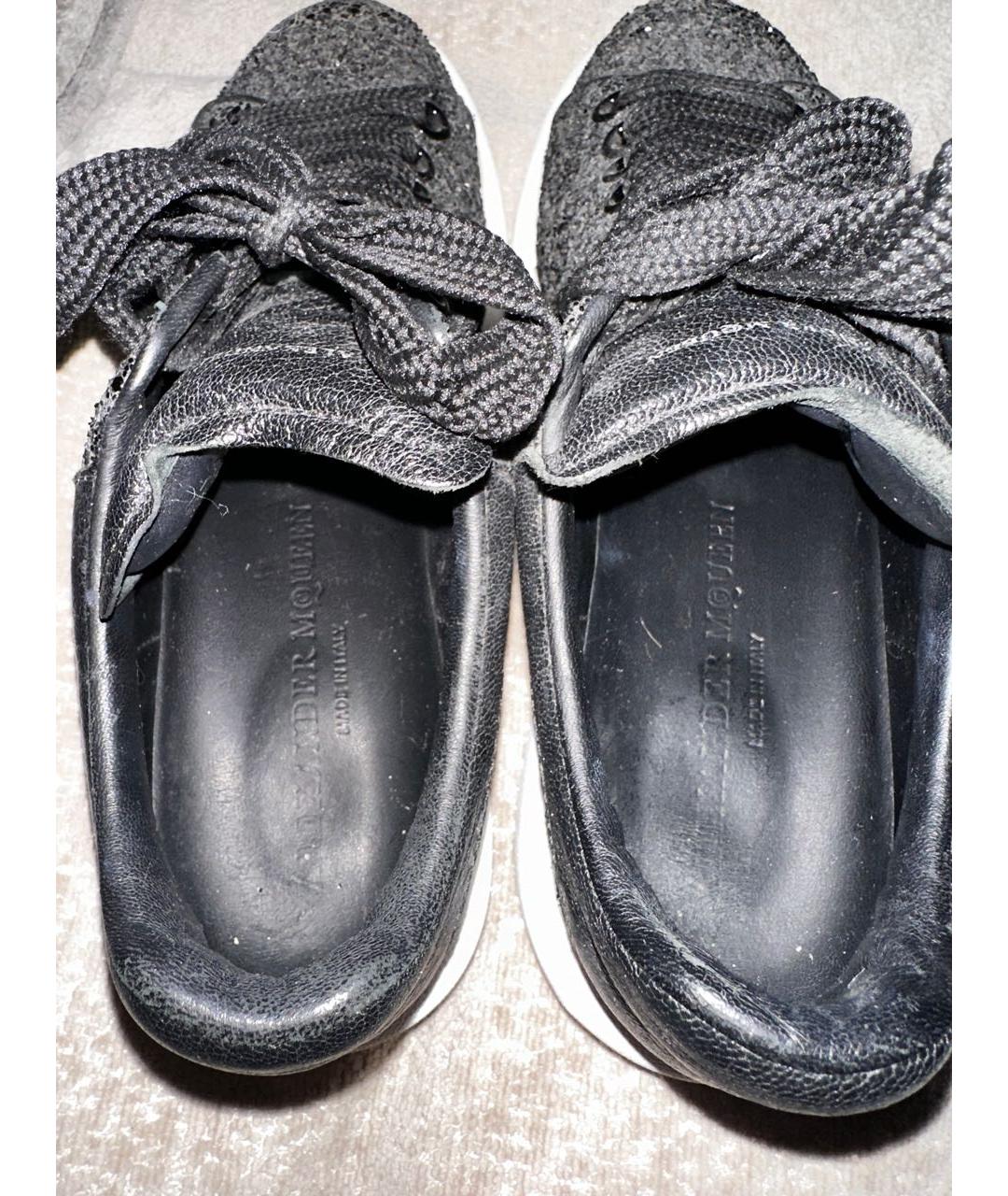 ALEXANDER MCQUEEN Черные кроссовки, фото 4