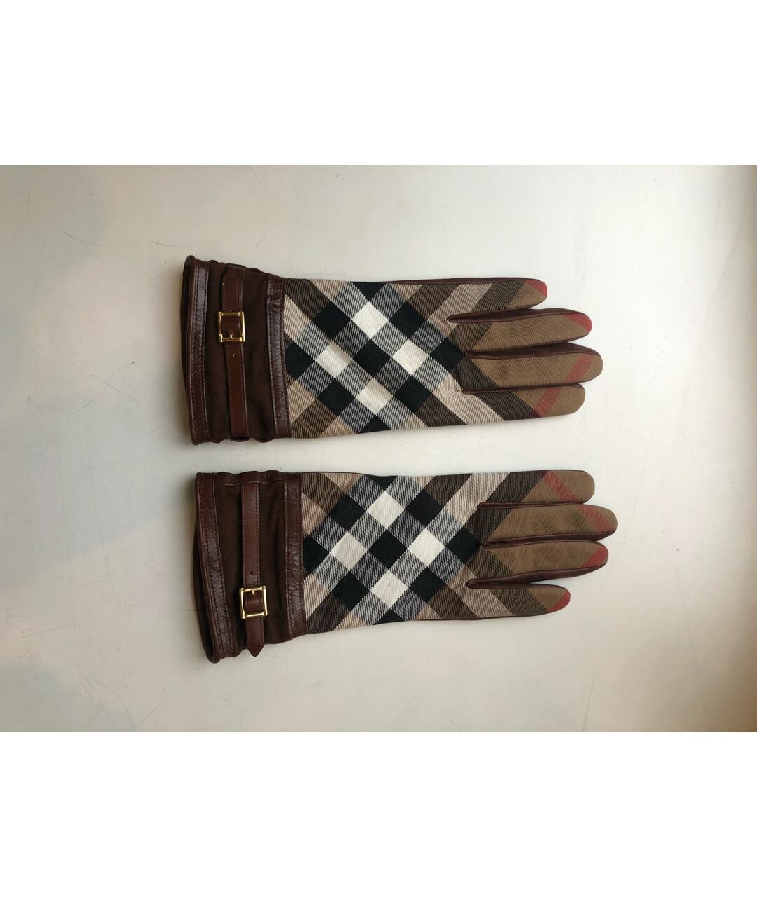 BURBERRY Мульти кожаные перчатки, фото 9