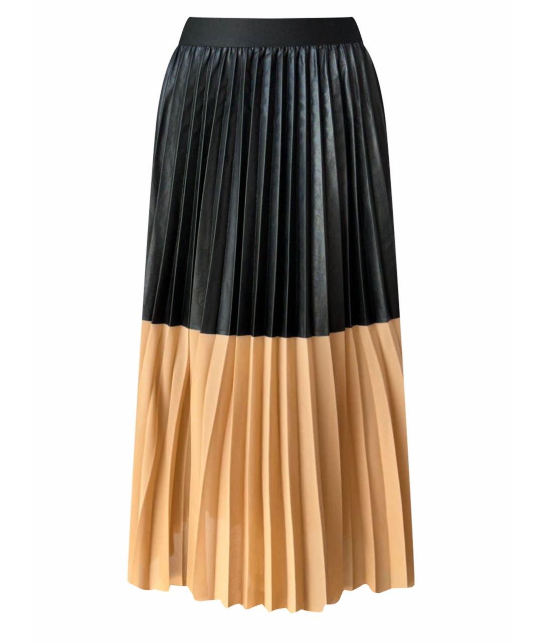 NUDE Черная полиэстеровая юбка миди, фото 1