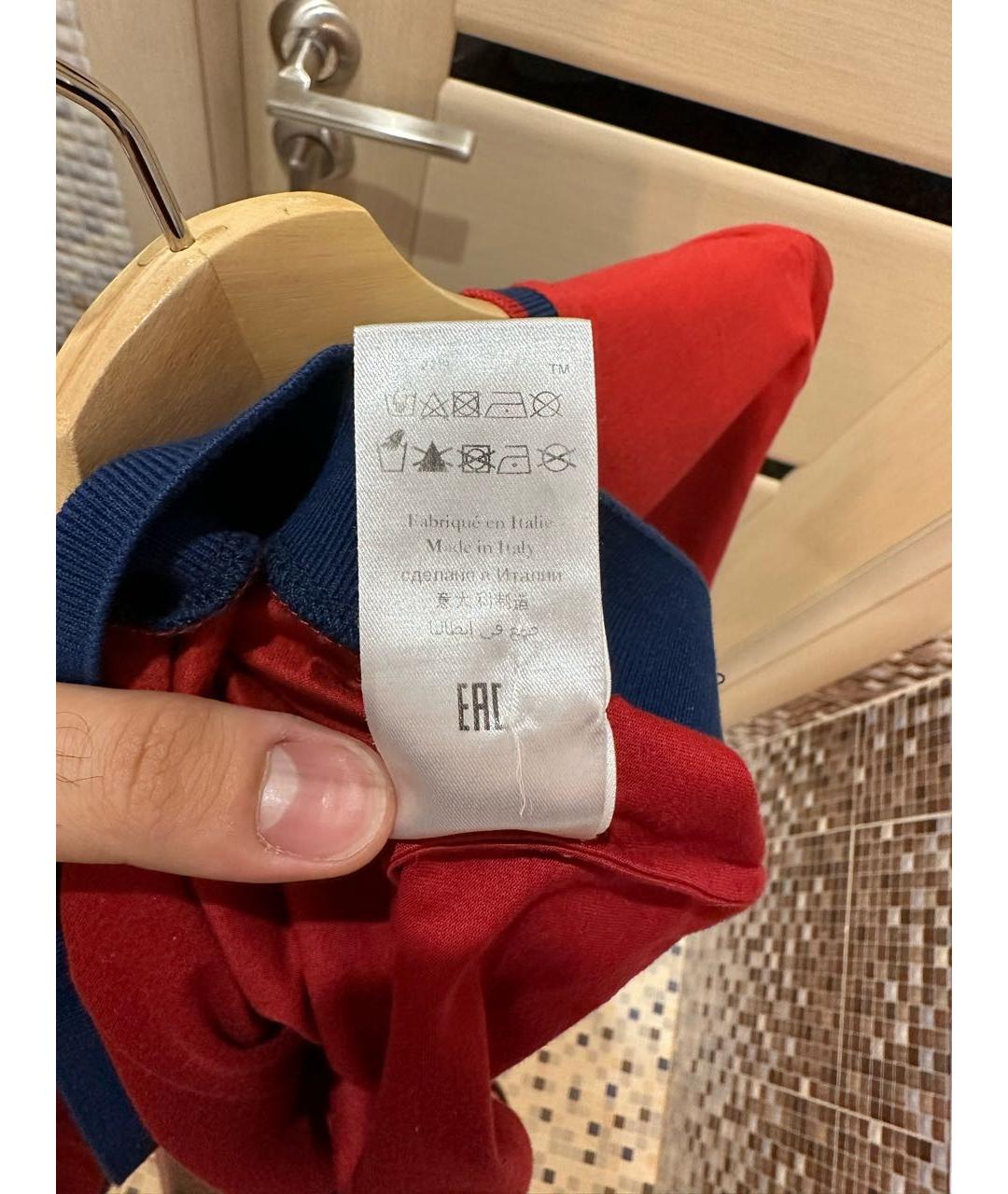 ZILLI Красная хлопковая футболка, фото 5