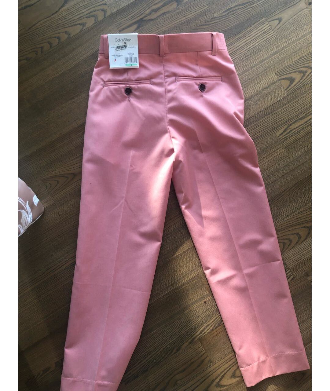 CALVIN KLEIN Розовые хлопковые брюки и шорты, фото 3