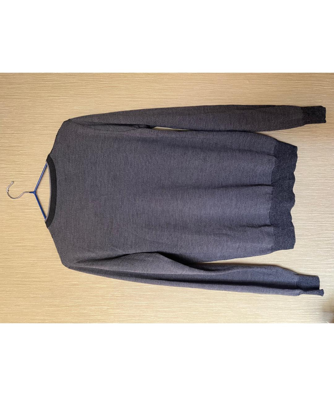 ISAIA Серый шерстяной джемпер / свитер, фото 2