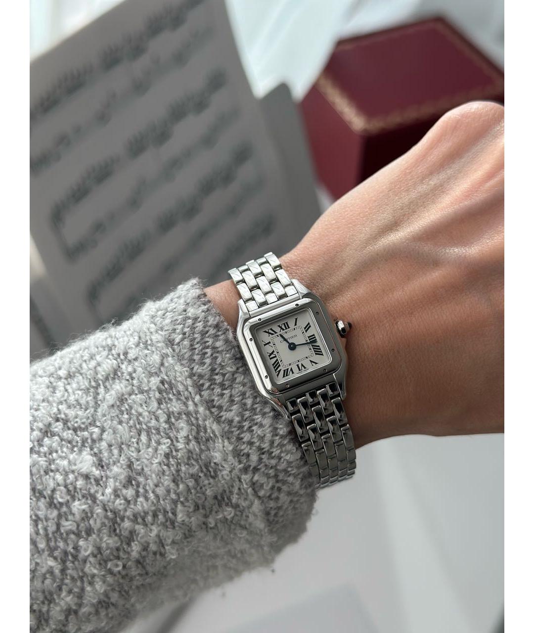 CARTIER Серебряные металлические часы, фото 3