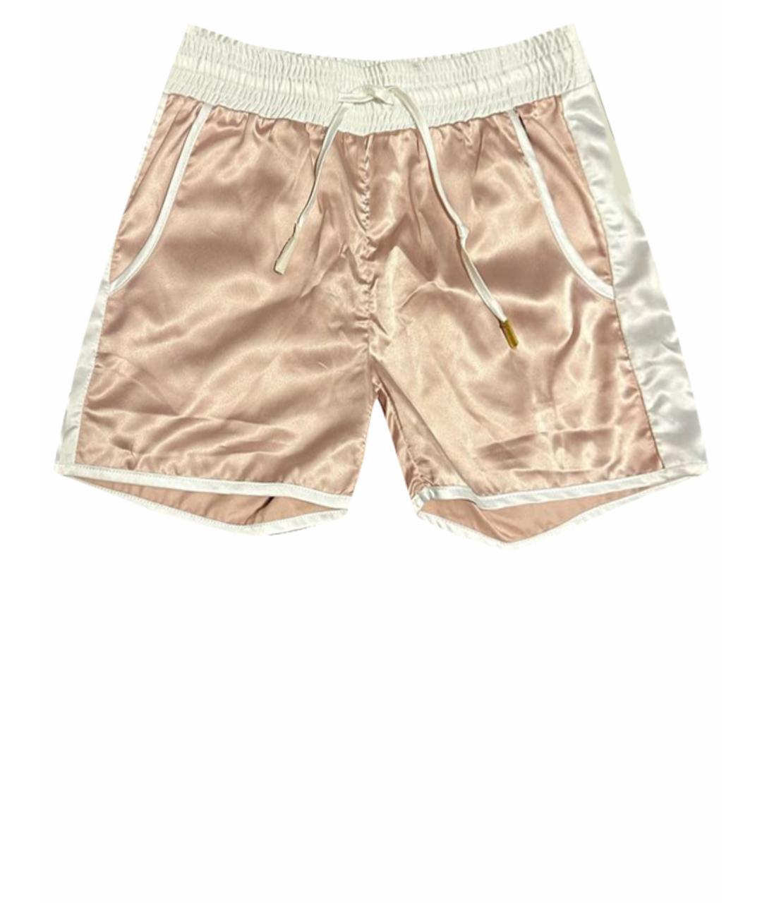 FRANKIE MORELLO KIDS Розовые шелковые брюки и шорты, фото 1