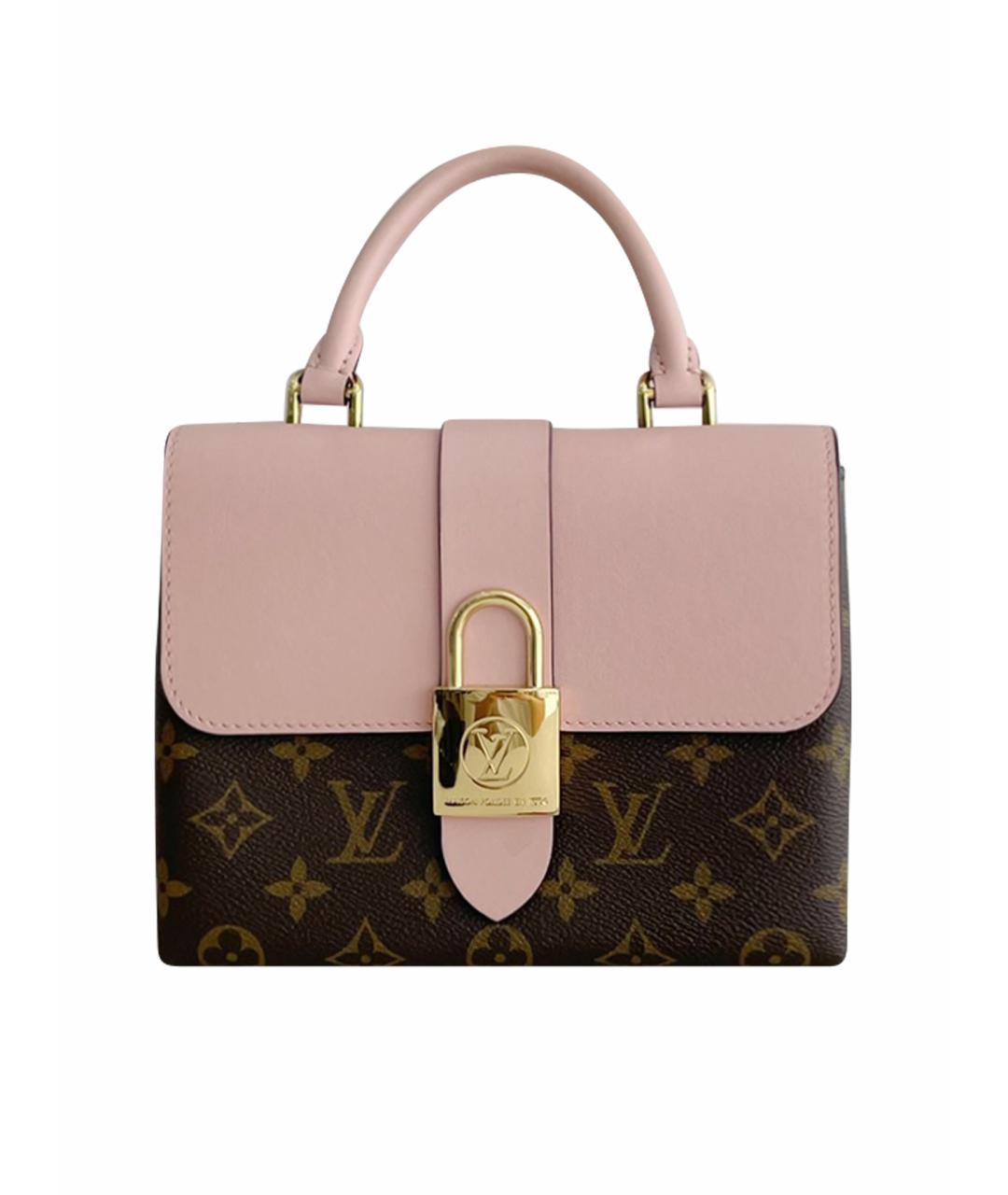 LOUIS VUITTON Розовая сумка через плечо из искусственной кожи, фото 1