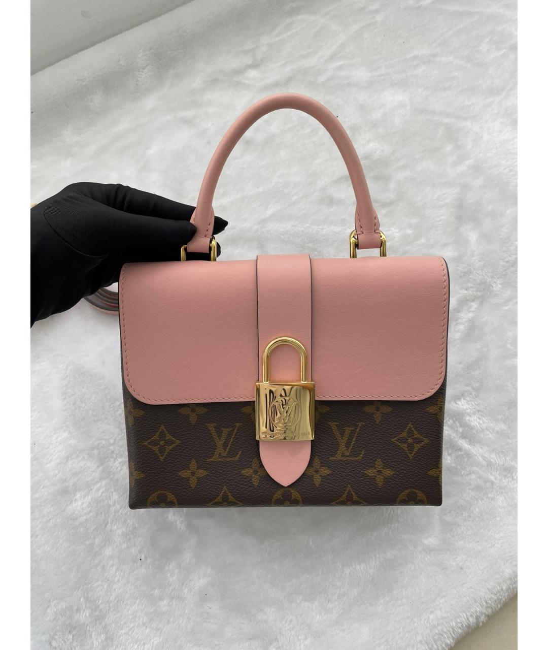 LOUIS VUITTON Розовая сумка через плечо из искусственной кожи, фото 2
