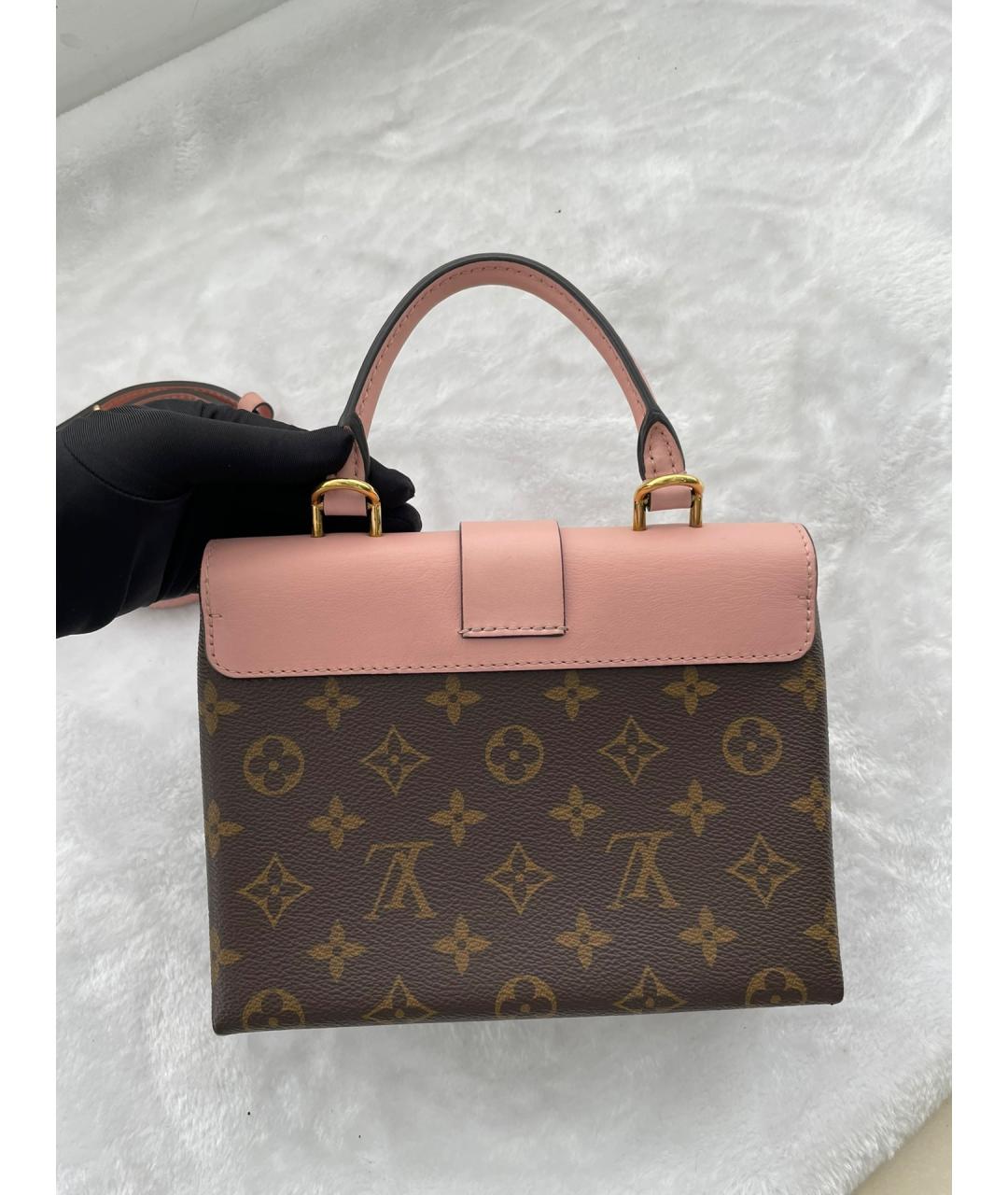 LOUIS VUITTON Розовая сумка через плечо из искусственной кожи, фото 3