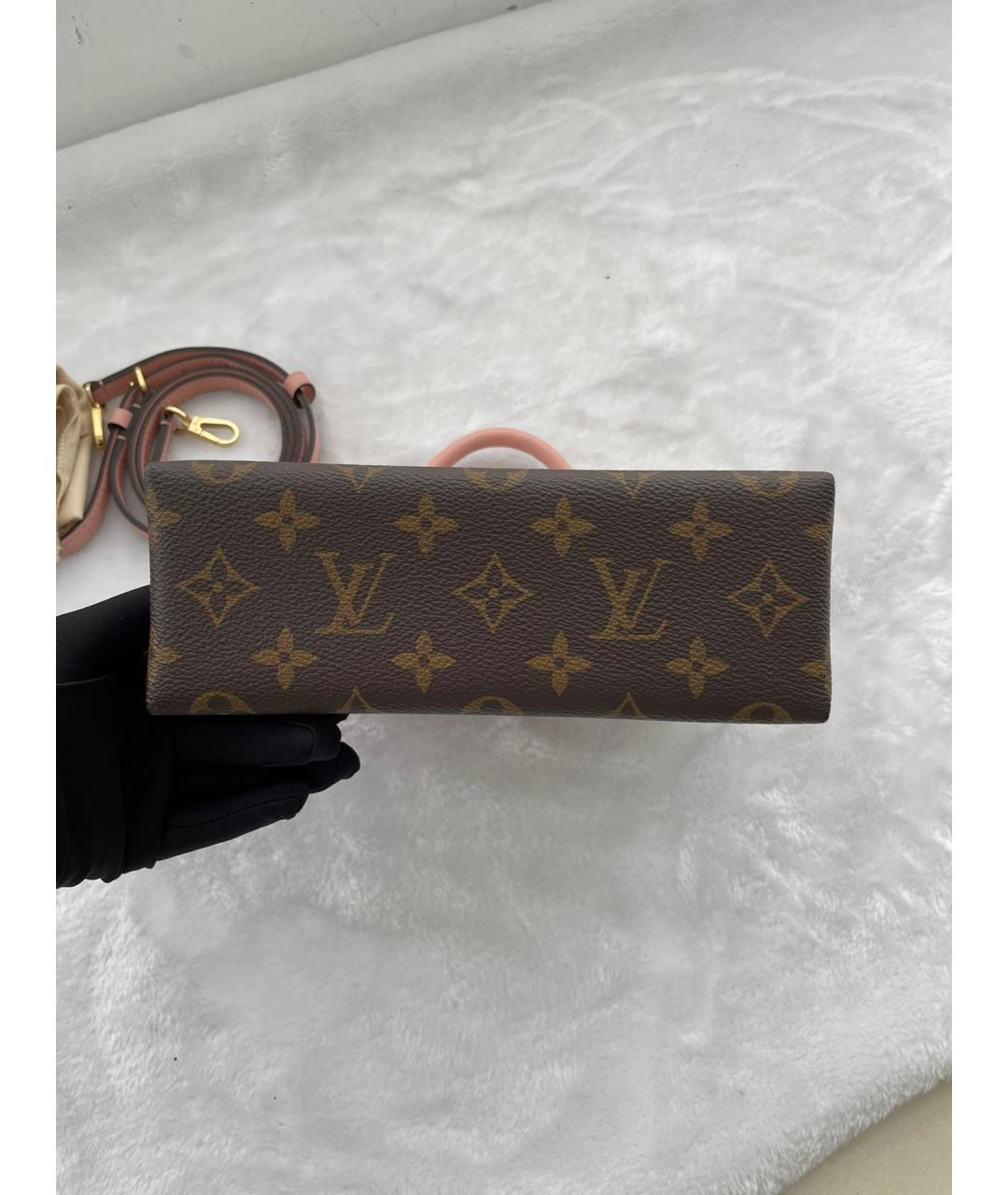 LOUIS VUITTON Розовая сумка через плечо из искусственной кожи, фото 6