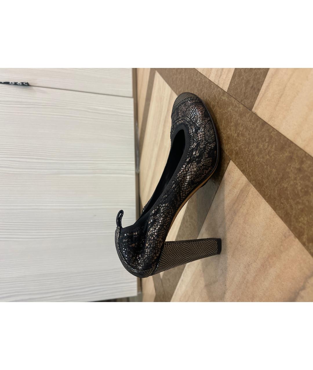 CHANEL PRE-OWNED Черные кожаные туфли, фото 6