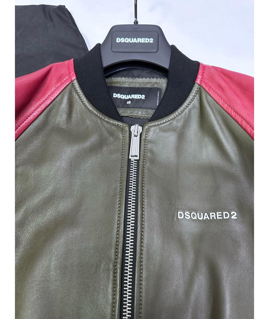 DSQUARED2 Мульти кожаная куртка, фото 7
