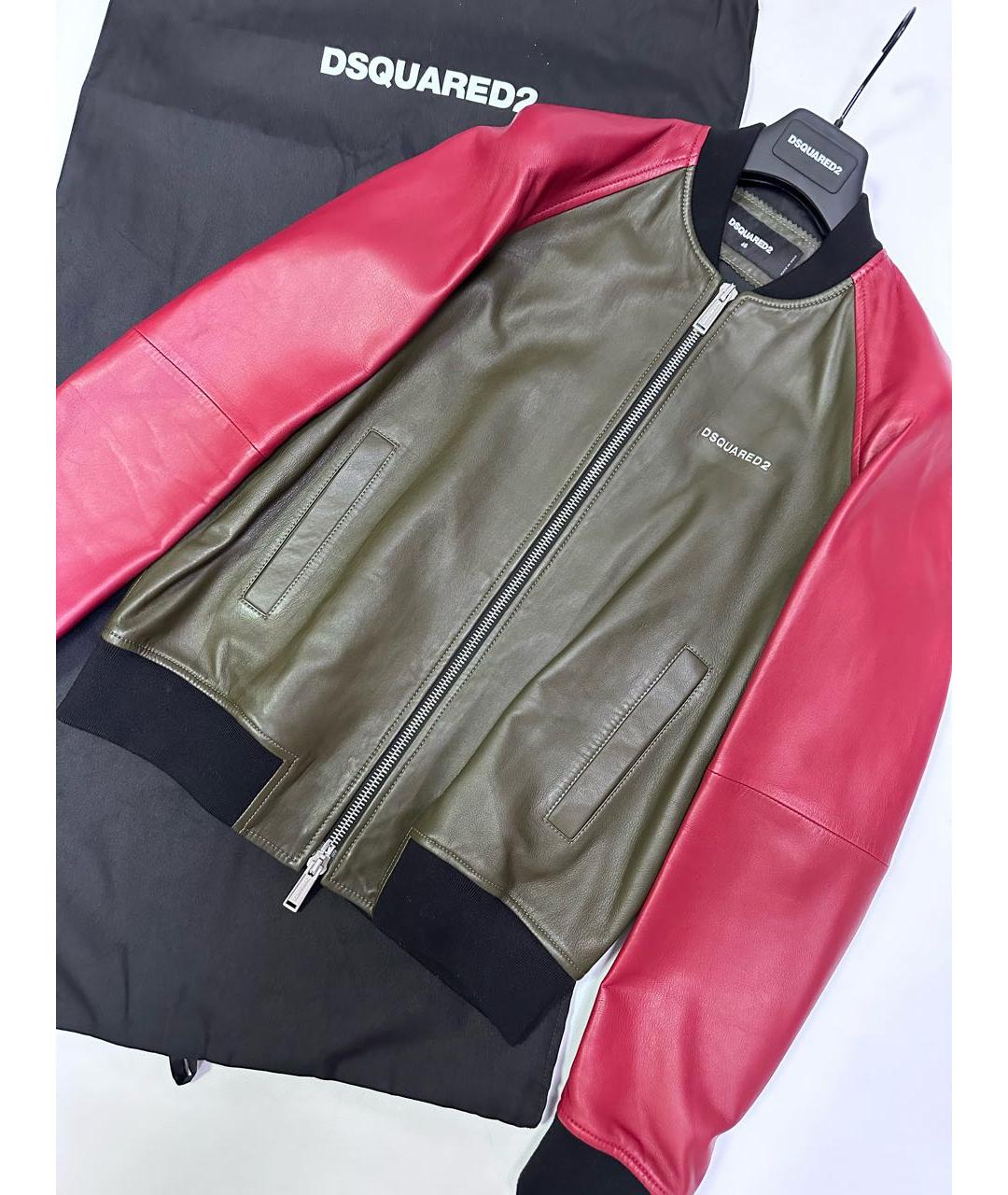 DSQUARED2 Мульти кожаная куртка, фото 2