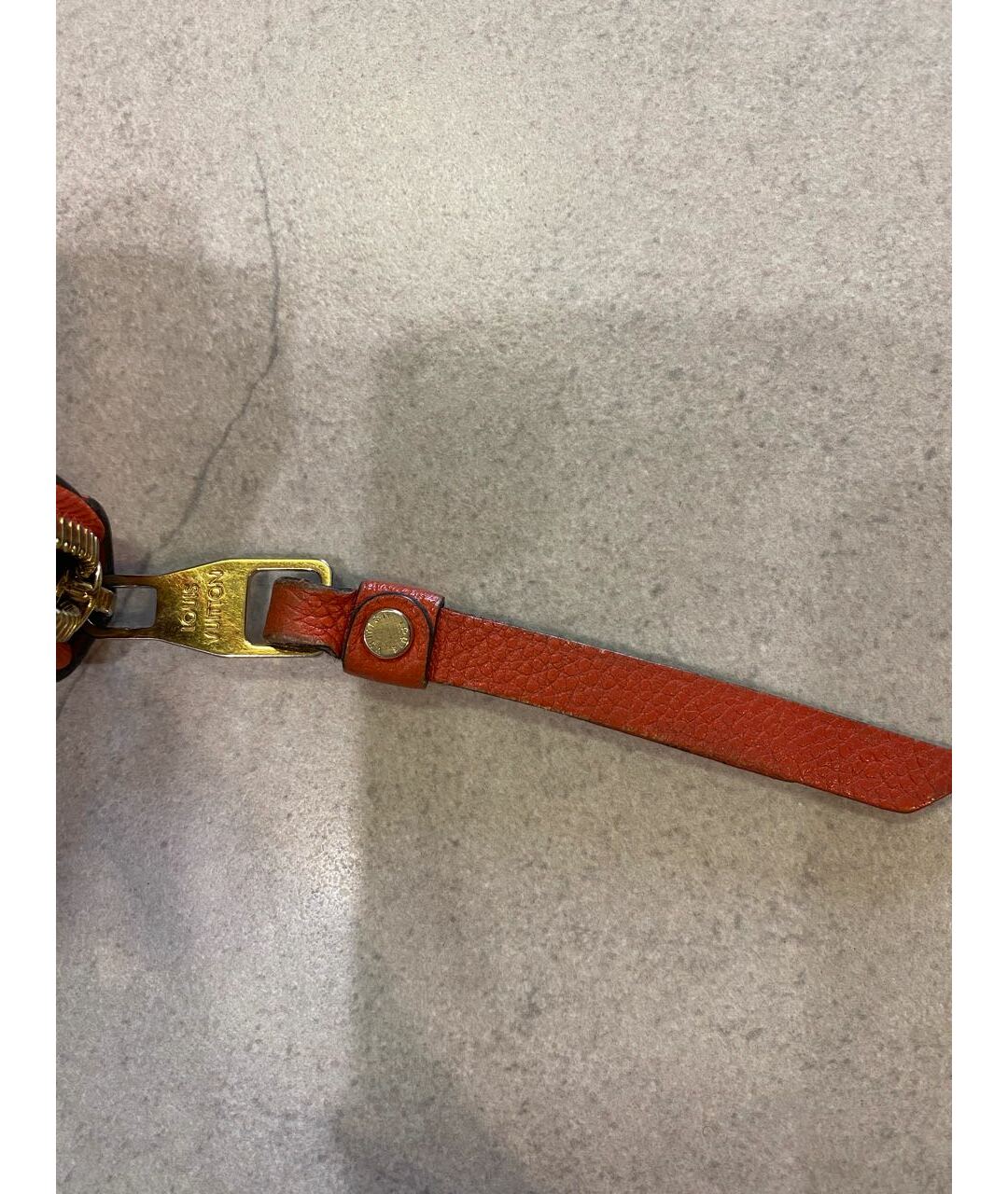 LOUIS VUITTON PRE-OWNED Оранжевый кожаный кошелек, фото 6