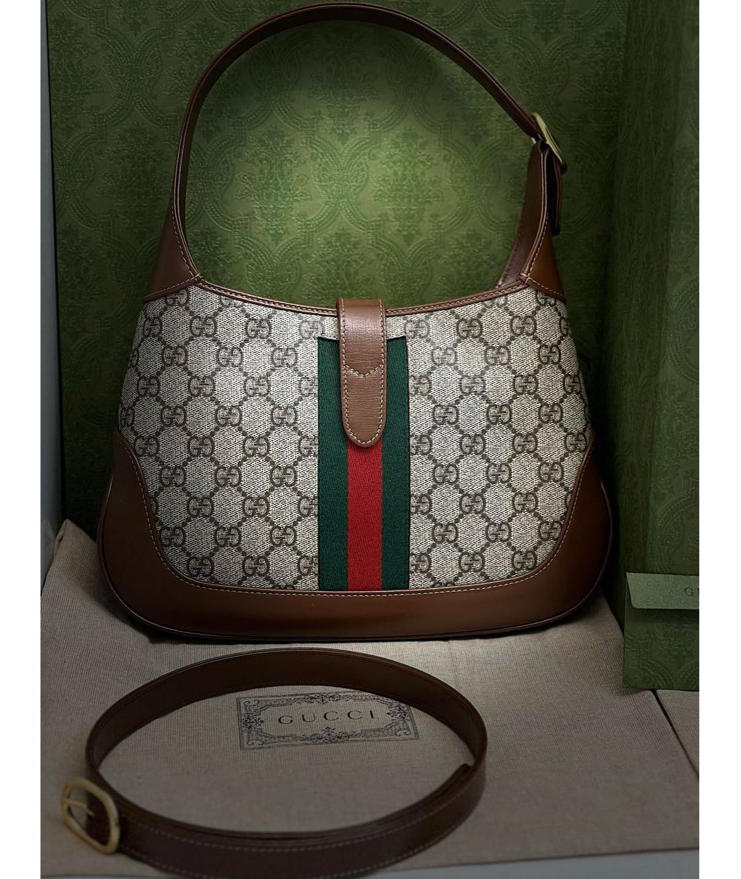 GUCCI Коричневая сумка через плечо, фото 6