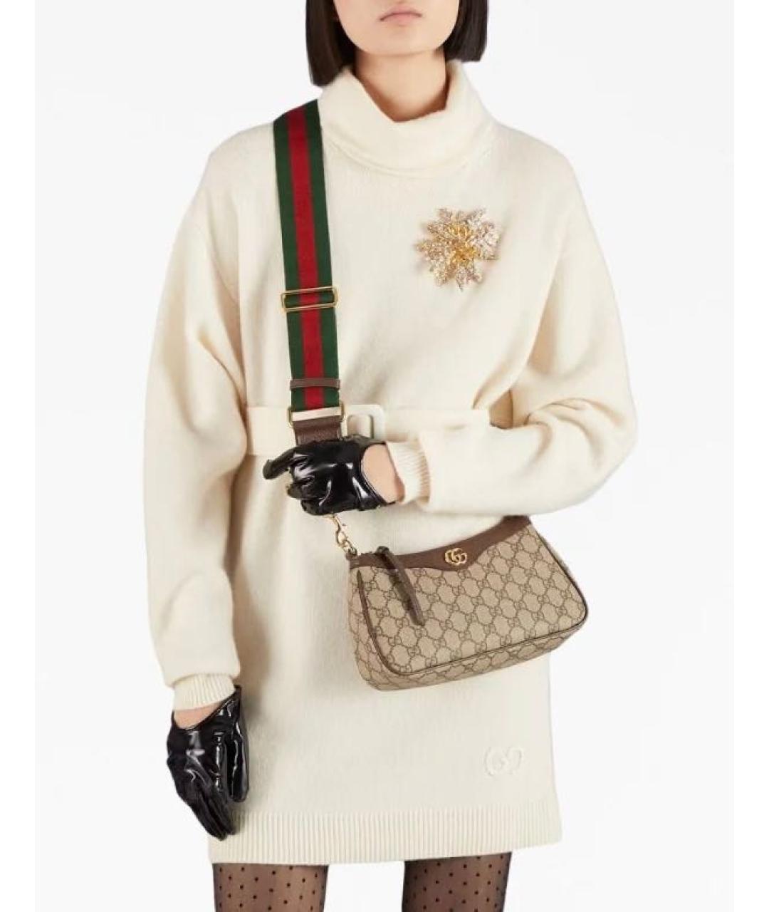GUCCI Коричневая сумка через плечо, фото 5