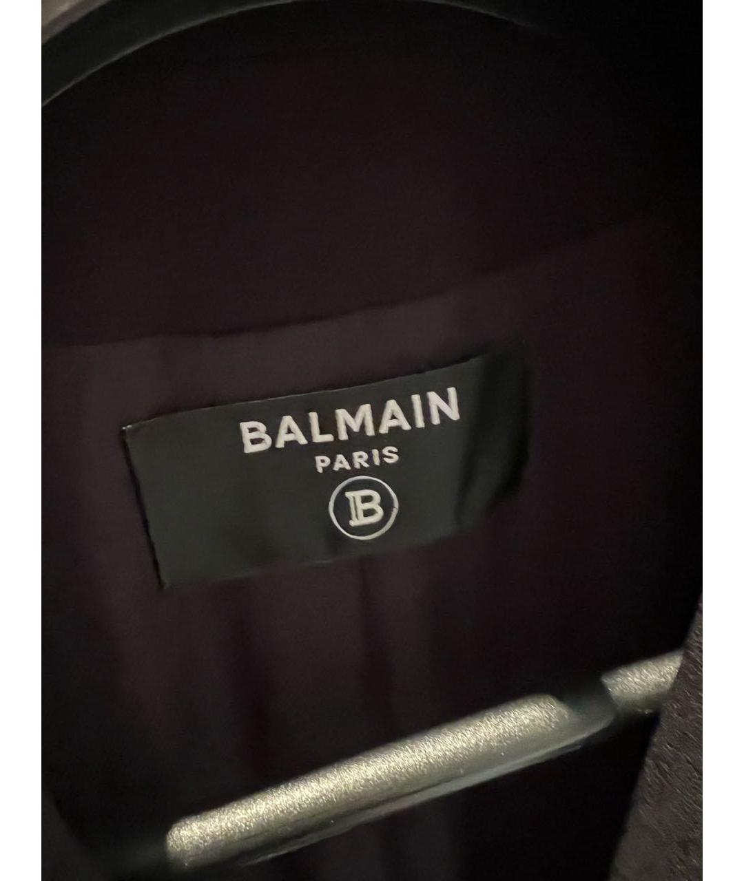 BALMAIN Черный вискозный жакет/пиджак, фото 7